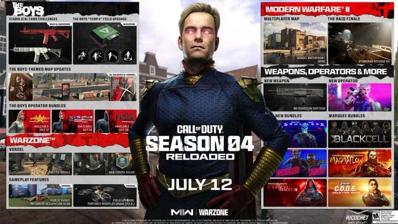 Call of Duty MWII & Warzone : la collaboration avec The Boys se montre