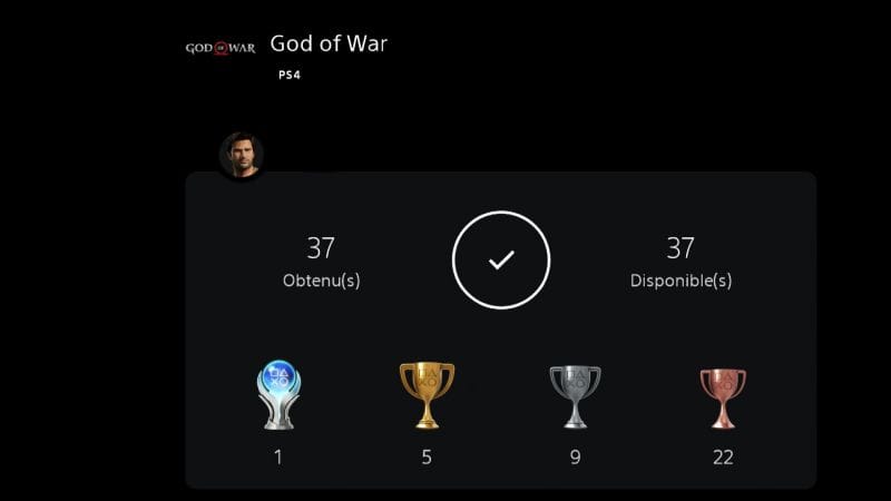 Platine  #15 God of war (2018)