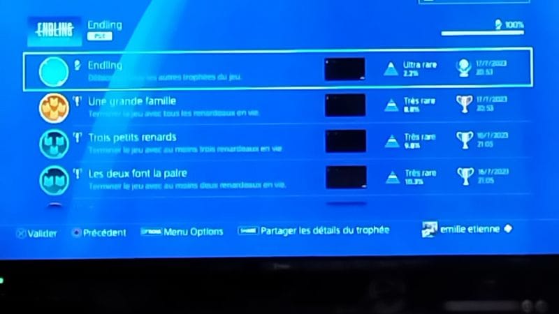 52 ème platine avec endling