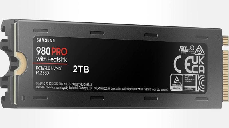 SSD 2 To pour PS5 : offre irrésistible à saisir sur le Samsung 980 PRO
