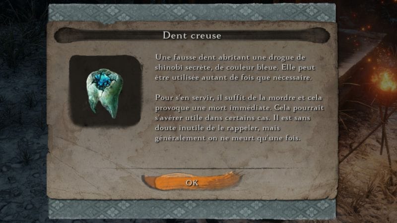 Guide Sekiro : La Dent creuse de Hanbei l'immortel