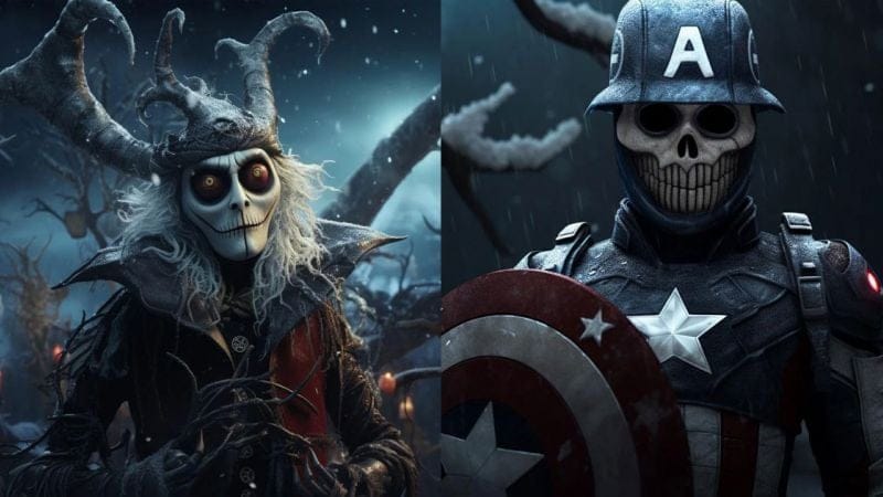 Thor, Hulk, Thanos : cette IA imagine les personnages de Marvel en version Tim Burton