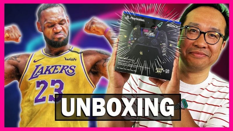 PS5 LEBRON JAMES : Notre Unboxing de la Manette DualSense !