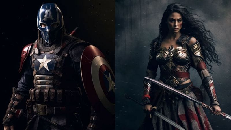 Marvel et DC : 12 super héros imaginés par une IA en version samurai