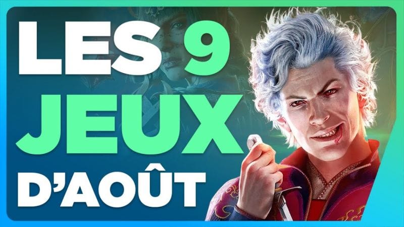 Le TOP des jeux vidéo de AOÛT 2023 ✨ Sorties JV PC/PS5/XBOX/SWITCH