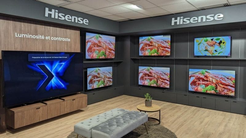Hisense renouvelle ses gammes de TV QLED et mini LED en pensant au gaming