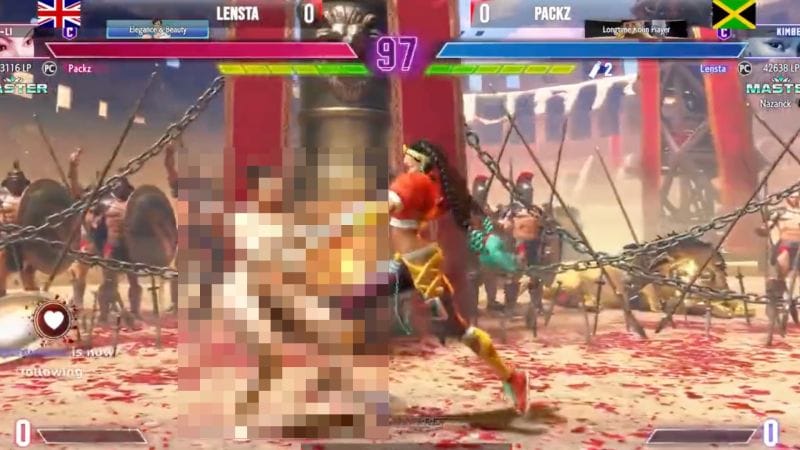 Une héroïne de Street Fighter 6 s’est retrouvée nue en plein tournoi en direct