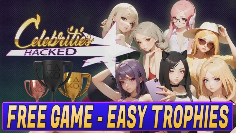 New Free PS5, PS4 Game - Easy & Free Trophies | Celebrities Hacked Trophy Guide