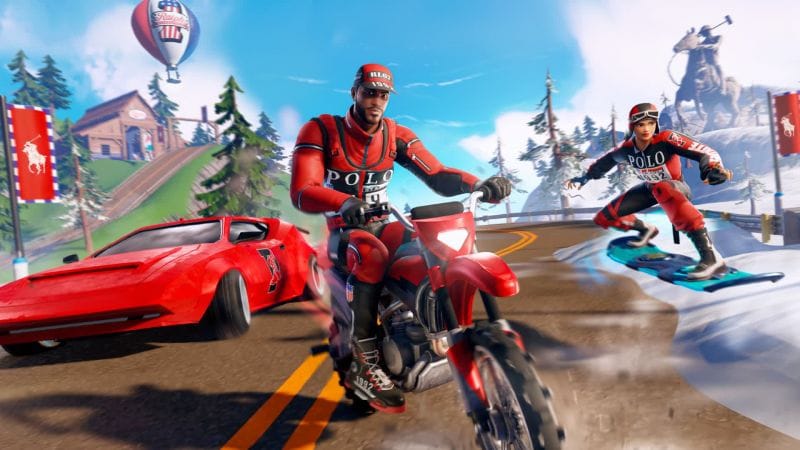 Race to Greatness, le monde immersif de Ralph Lauren dans Fortnite