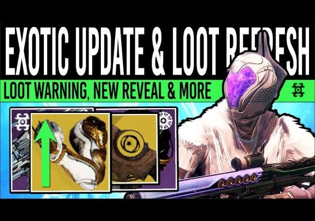 Destiny 2: EXOTIC REVEALS & LOOT WARNING! Season Updates, New Rewards, Activities & More! (8 August)