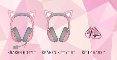 Razer célèbre les chats avec les casques Kraken Kitty V2, Kraken Kitty V2 BT et les Kitty Ears V2