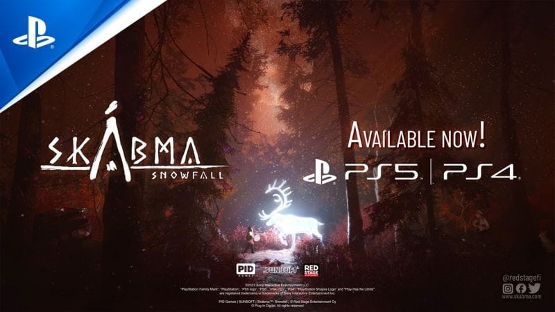 Skabma Snowfall - Release Trailer | PS5 & PS4 Games