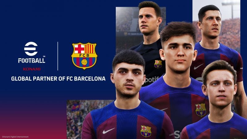 Konami et le FC Barcelone étendent leur partenariat eFootball