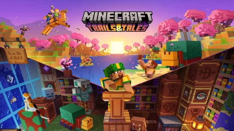 Minecraft 1.20 : Trails and Tales : Les Biomes Bosquet de Cerisier