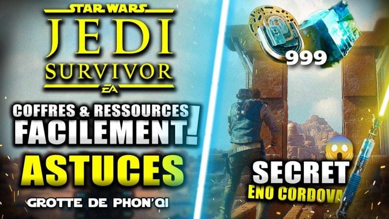 Star Wars Jedi Survivor : Trouver tous les COFFRES et RESSOURCES FACILEMENT ! Astuces (Phon'Qi)