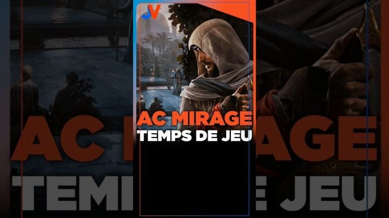 ASSASSIN'S CREED MIRAGE SERA BEAUCOUP PLUS COURT 😱