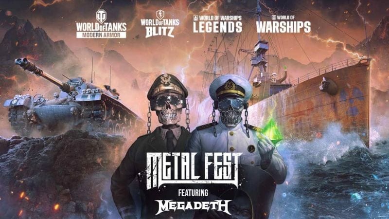 World of Tanks – Le groupe Megadeth participe au Wargaming Metal Fest - GEEKNPLAY Bons Plans, Home, News, PC, PlayStation 4, Smartphone, Xbox One, Xbox Series X|S