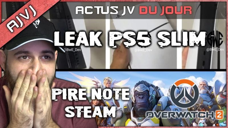 Leak du visuel PS5 SLIM 😯 XBOX crée un permis anti-toxique ! OVERWATCH 2 pire jeu STEAM, AC MIRAGE,