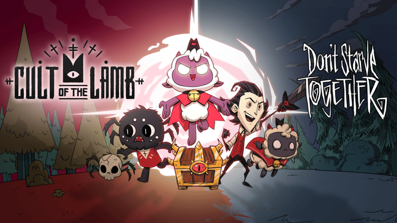 Cult of the Lamb s'offre une collaboration avec Don't Starve Together