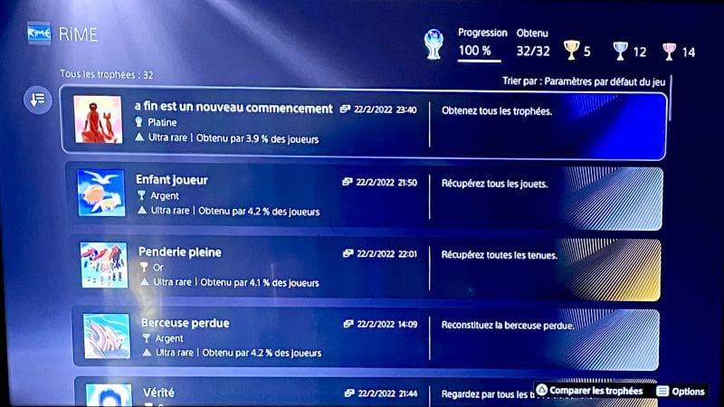 Platine # 17 Rime