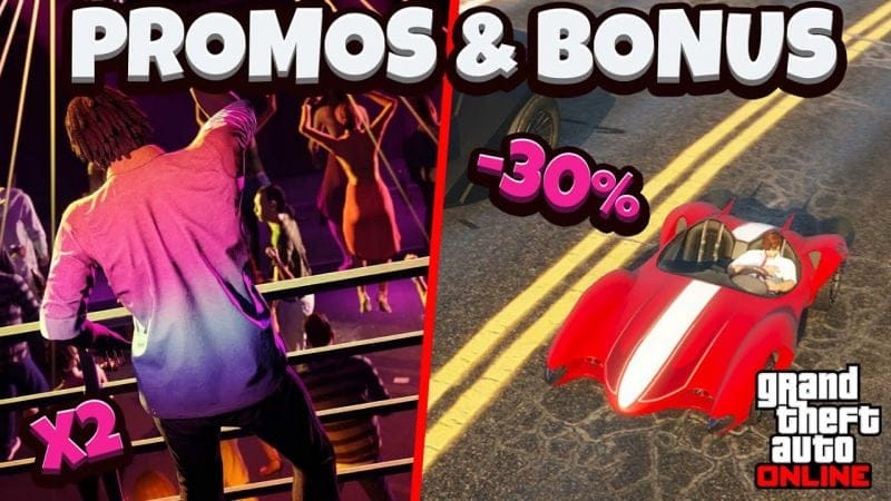 PROMOS & BONUS DU 31 AOÛT AU 7 SEPTEMBRE 2023 SUR GTA ONLINE!