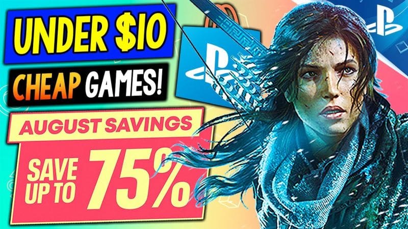 12 GREAT PSN Game Deals UNDER $10! PSN August Savings Sale - CHEAP PlayStation Games