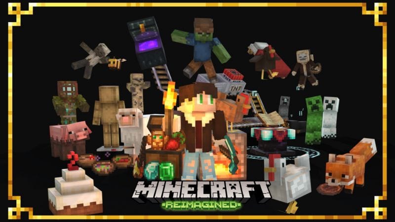 Reimagined : Diversité et Animation – Pack de Textures Minecraft – 1.13.2 → 1.20.1 - Minecraft.fr