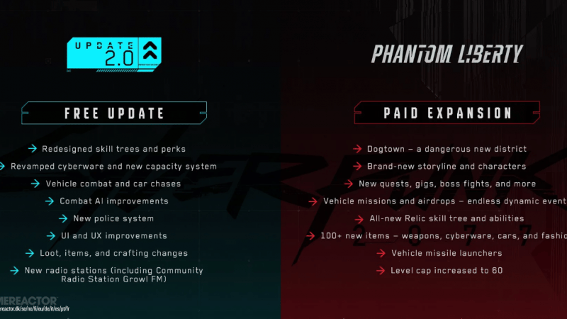 Ce sont tous les changements à venir pour Cyberpunk 2077 et Phantom Liberty