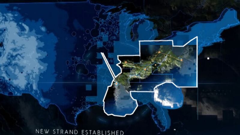 Death Stranding : Informations sur la carte