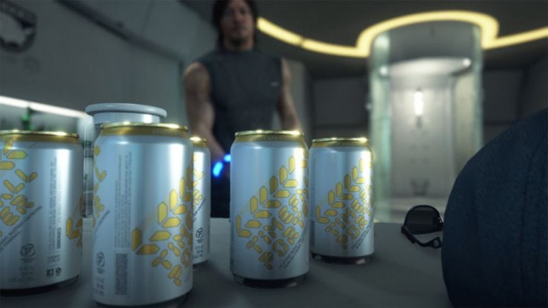 Death Stranding : la soluce pour retirer le Monster Energy de la table