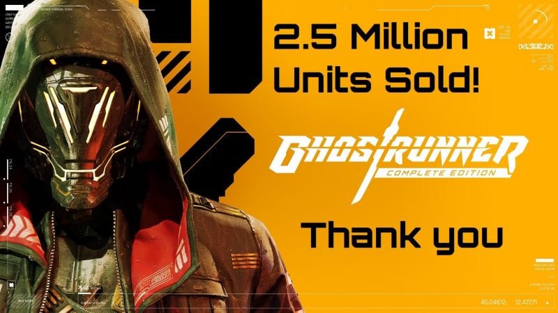 Ghostrunner se vend à 2,5 millions d’exemplaires