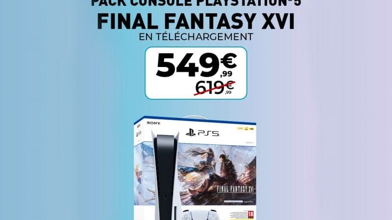 Pour l’achat d’une PS5, Micromania vous offre le jeu Final Fantasy XVI