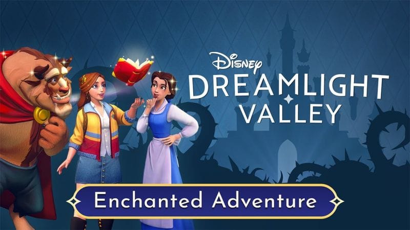 Disney Dreamlight Valley accueille officiellement la Belle et la Bête, la mise à jour est disponible dès maintenant