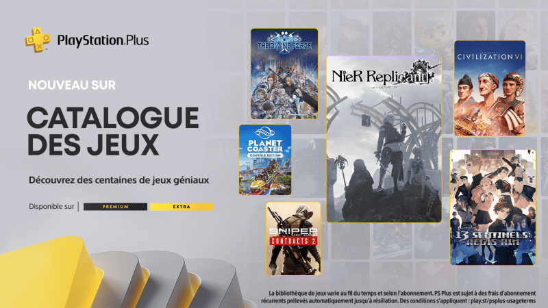 Les jeux du catalogue PlayStation Plus de Septembre 2023