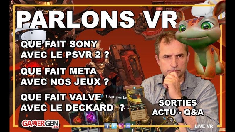 PSVR 2 : MA QUE PASSA ? - META SUPPRIME DES JEUX DU STORE - ET LE DECKARD ? - SORTIES - ACTU - Q&A