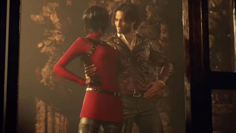 Ada Wong and Luis dance in RESIDENT EVIL 4 SEPARATE WAYS DLC
