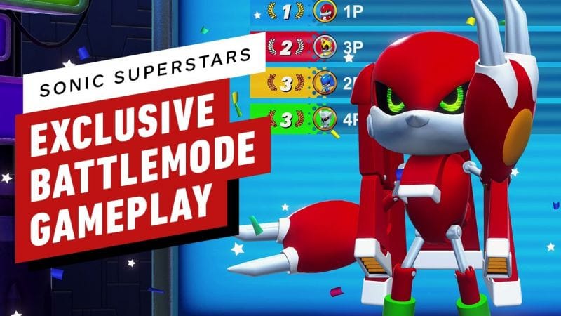 Sonic Superstars: Battle Mode Gameplay Overview Trailer