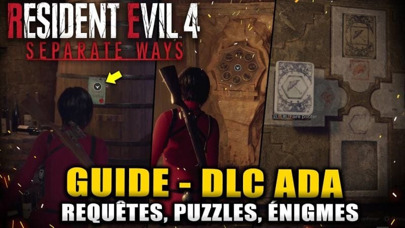 RESIDENT EVIL 4 : Separate Ways (DLC ADA) Guide & Solutions : Énigmes, Puzzles & Requêtes