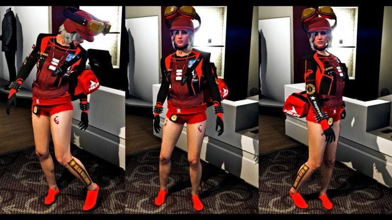 New 💯 Red modded outfit ✨ With Pogo glasses 🤩 beff tutorial 💫
