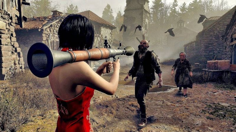 Resident Evil 4 Remake - Ada (Dress) Gameplay Mercenaries S++ Rank (Village) 4K 60FPS