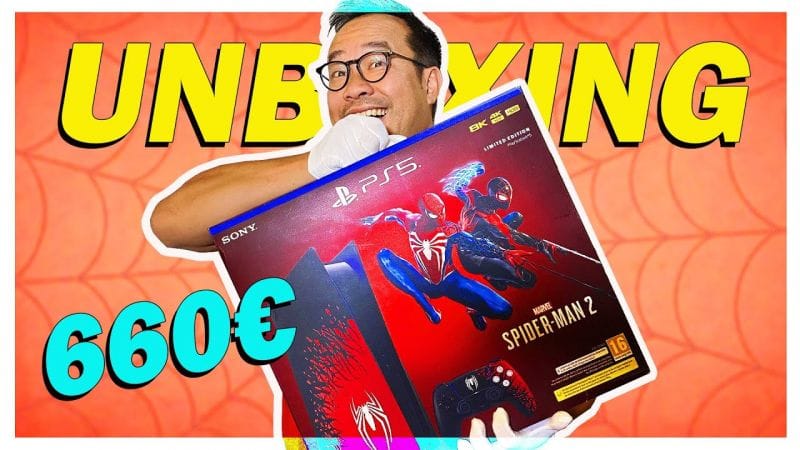 Spider-Man 2 : MON UNBOXING de la 1ère PS5 COLLECTOR à 660€ !! 😱