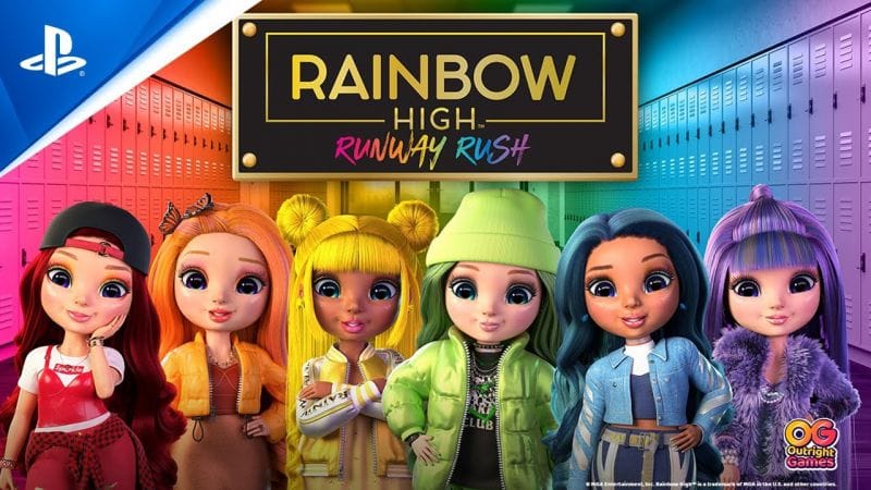 Rainbow High: Runway Rush - Le trailer de lancement du jeu sur PS5 & PS4 ! - Otakugame.fr