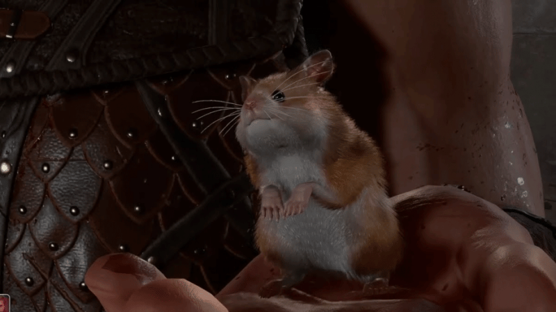 Baldur's Gate 3 : Il existe des interactions insolites liées à un hamster pour chaque personnage et vous ne les avez sûrement jamais vus !