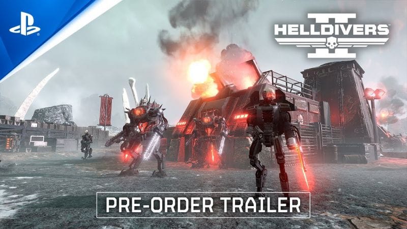 Helldivers 2 - Automaton Pre-Order Trailer | PS5 & PC Games