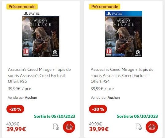 Preco chez Auchan (peu cher)