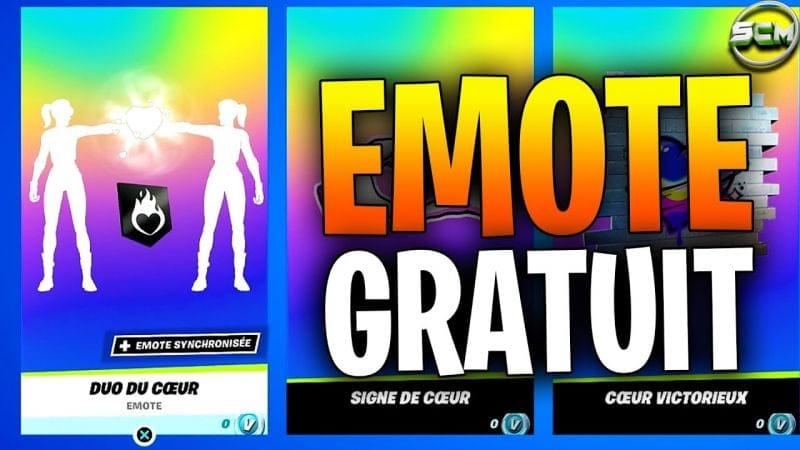 Comment Avoir et Débloquer l'Emote Duo du Coeur Gratuit Fortnite, 4 Récompense Gratuite sur Fortnite