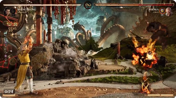 Ce combo Mortal Kombat 1 délirant fait 89 hits et dure près d'une minute