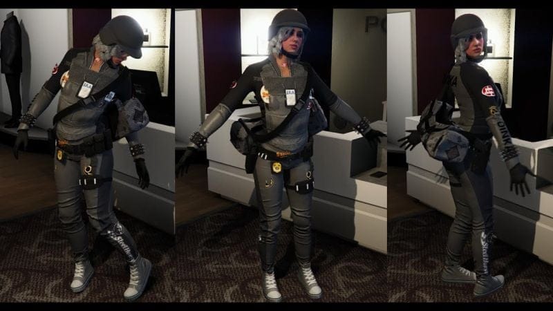 💯Clean Grey modded outfit, for female character 💫 Beff tutorial ✨