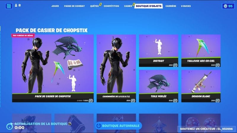 *NEW* BOUTIQUE FORTNITE D'AUJOURD'HUI 01 OCTOBRE  2023! (BOUTIQUE DU JOUR!)