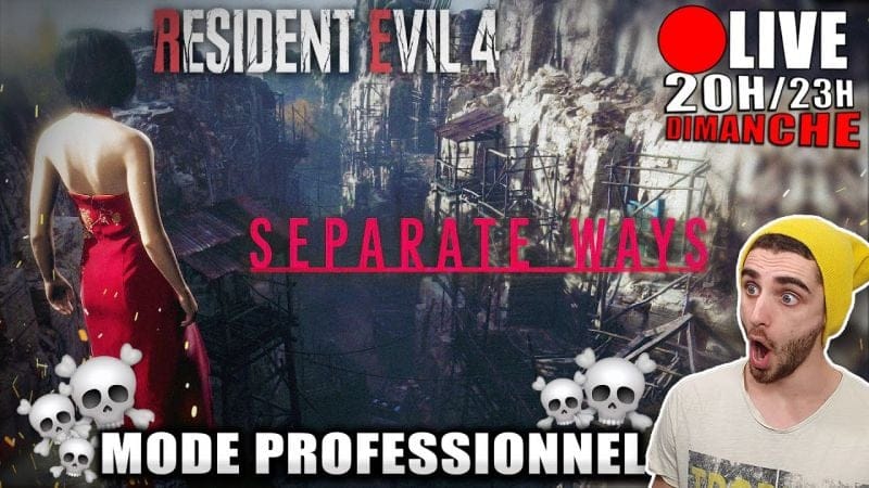 [LIVE 🔴] Resident Evil 4 DLC Ada en Mode PROFESIONNEL 💀💀 [Dimanche 20H-23H]